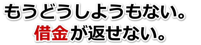 もうどうしようもない。借金が返せない。大和市で弁護士や司法書士に無料相談する